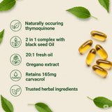 Cures For Life Origan Softgels – capsules robustes et faciles à avaler.