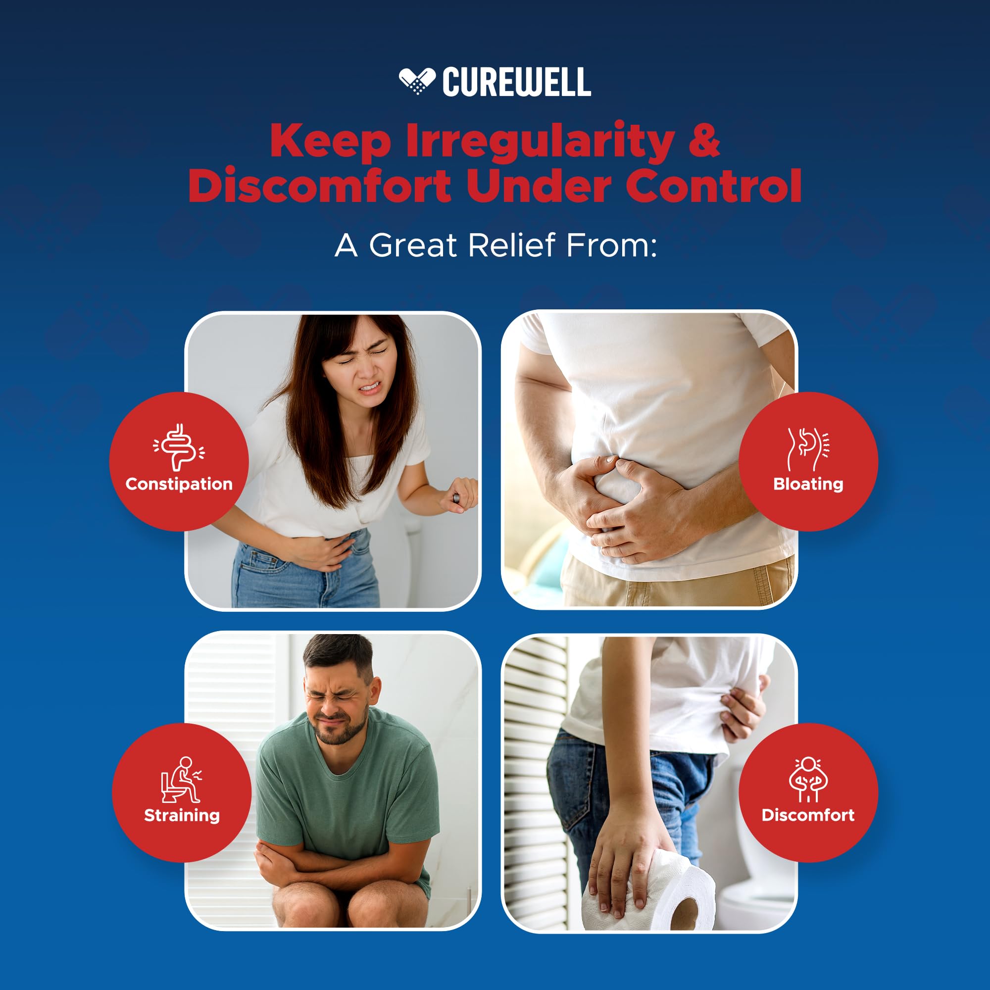 Famille utilisant CUREWELL comme soutien doux pour le confort digestif.