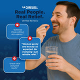 Emballage pratique de CUREWELL prêt à être partagé en famille.