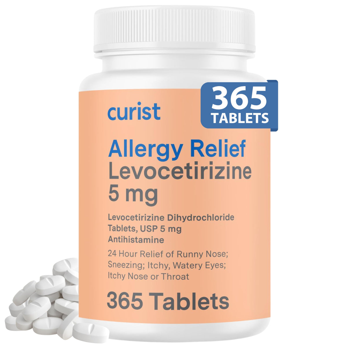 Curist Levocetirizine 5 mg – boîte-emballage claire et prête à l’emploi