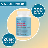 Curist Famotidine 20 mg: pratique en voyage, compact et facile à prendre sur le pouce.