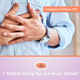 Curist Oméprazole 20 mg – comprimés miniatures faciles à avaler avant le repas.