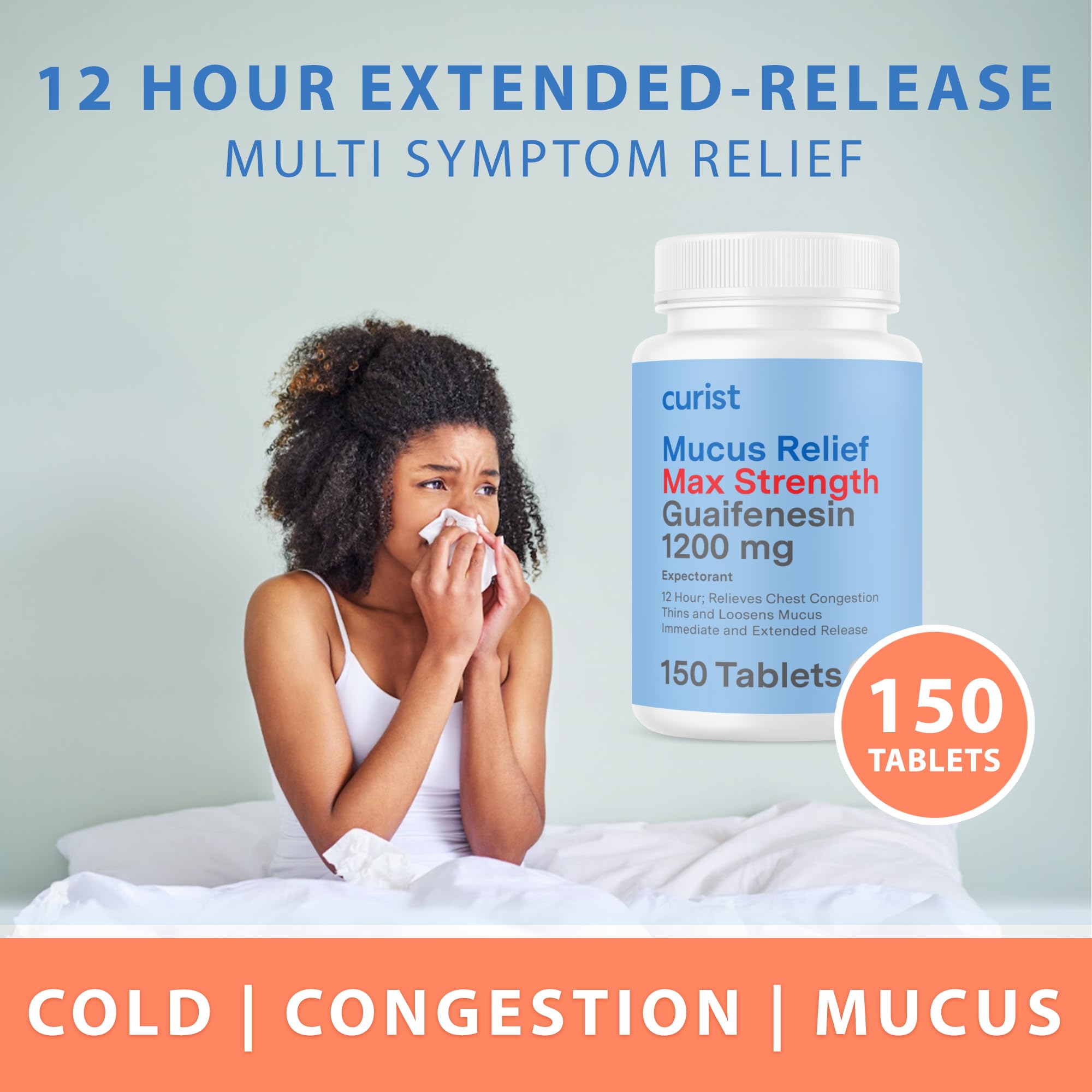 Curist soulage mucus et congestion pour une respiration plus facile.