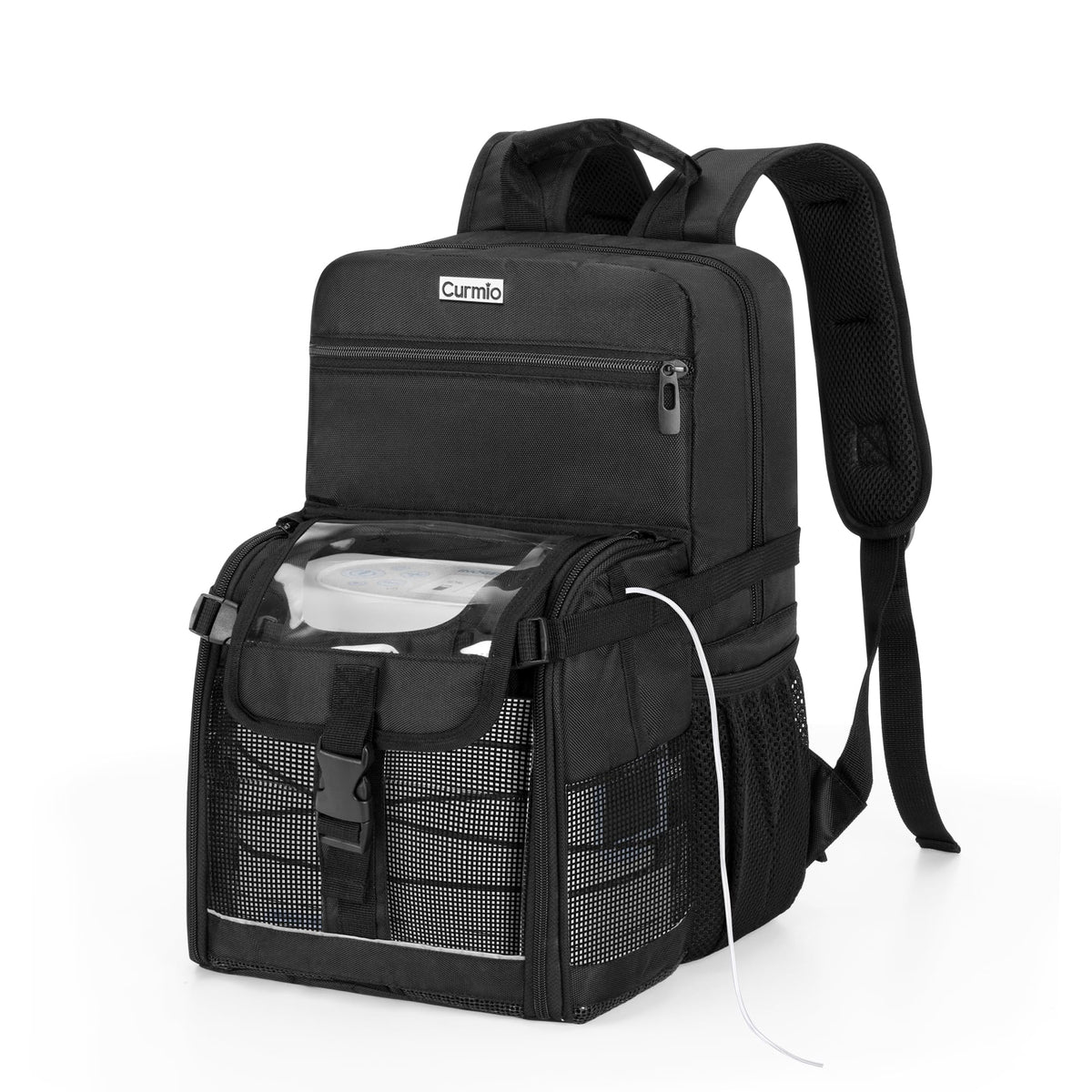 CURMIO sac à dos poc portable pour oxygène compatible Inogen, pratique en voyage