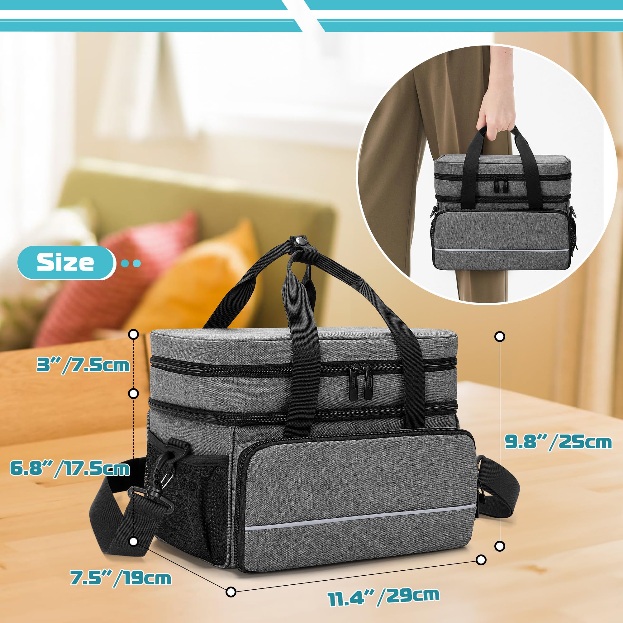CURMIO sac CPAP compatible XT Fit prêt à l’emploi en déplacement.