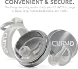 Confort ergonomique CURVD pour oreilles sensibles et port prolongé.