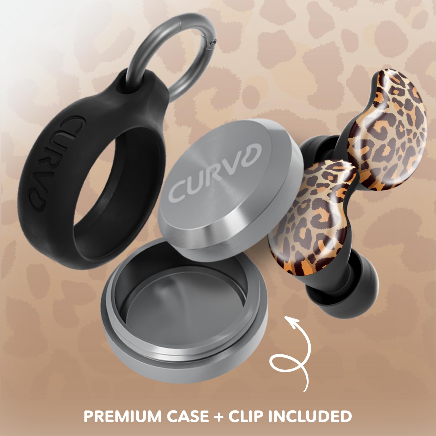 CURVD Cliq embouts XXS adaptés aux petites oreilles pour un meilleur ajustement.