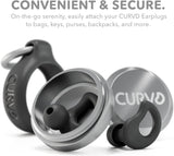 CURVD étui en aluminium compact, rangement facile en déplacement.