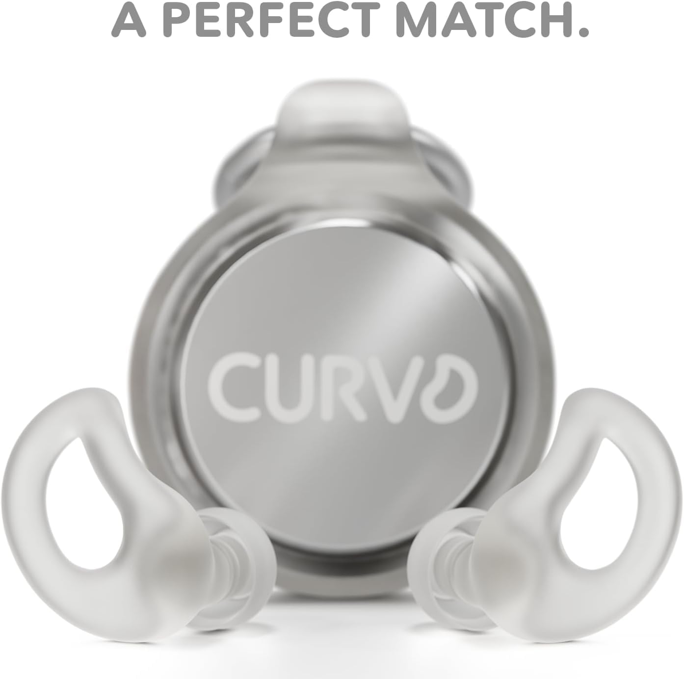 Étui-clip CURVD portable en aluminium pour l’accès rapide.