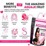 Curvy Fruit Aguaje – paquet sans additifs, poudre pure et prête à l’emploi.