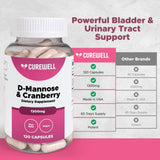 Curwell D-Mannose Cranberry dose: dosage simple pour routine quotidienne.