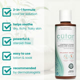 Cutar Emulsion Crème — texture apaisante et hydratante pour peau sèche.
