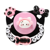 CutiePlusU tétine adulte rose chaton, design charmant pour personnalisation