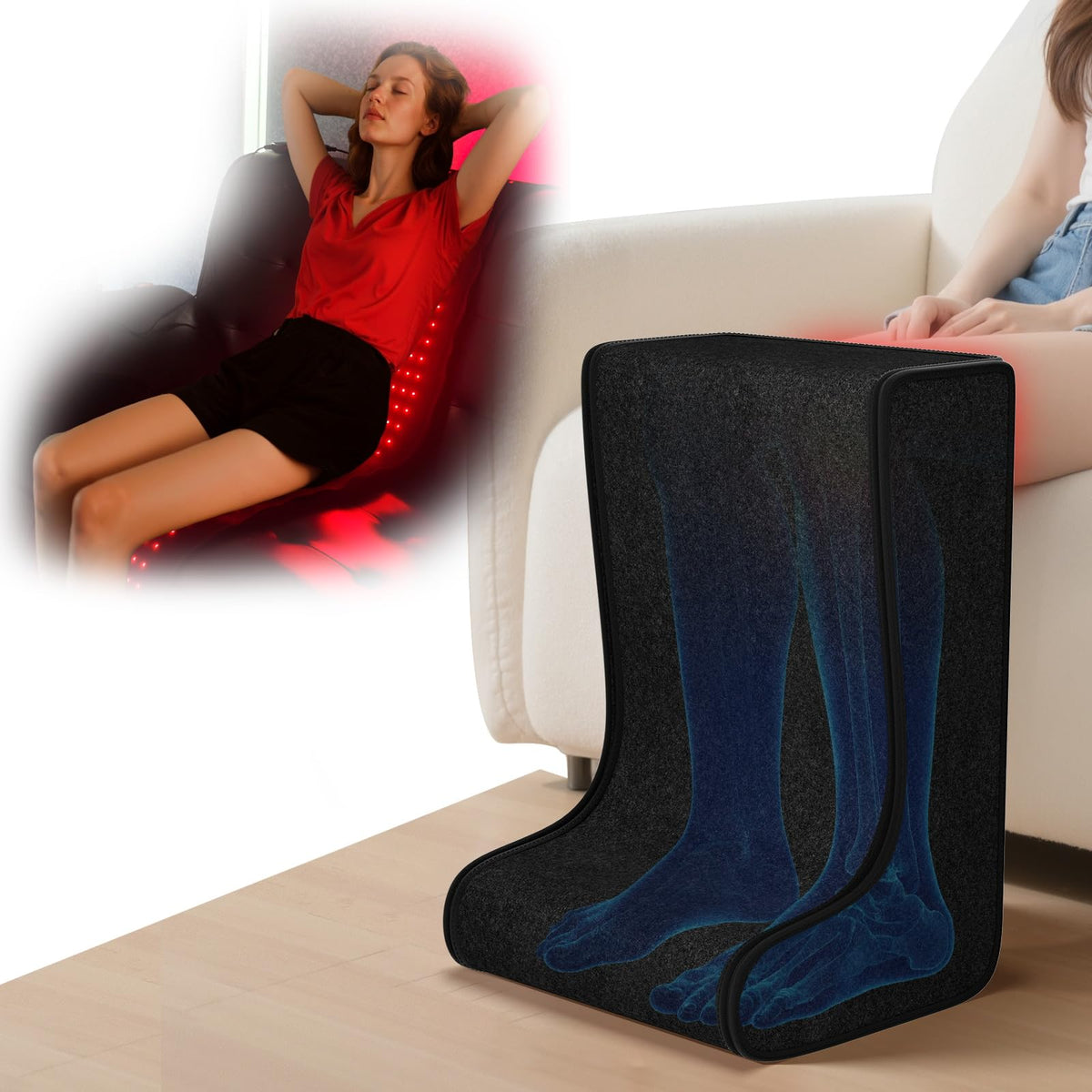 Cutiskrave, design ergonomique pour pieds, confort pendant la thérapie.