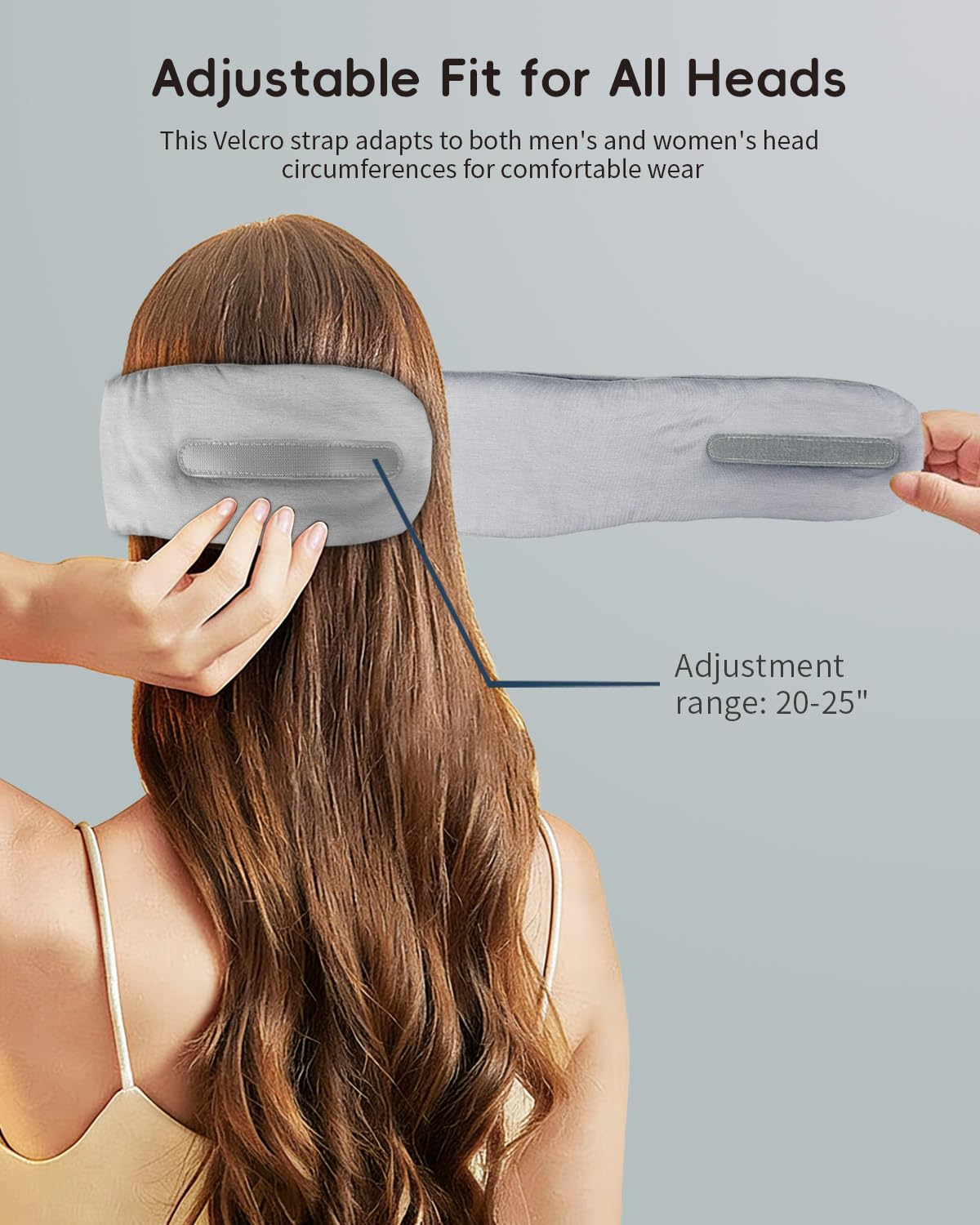 CUZRICH masque-sommeil chauffant - housse lavable, entretien simple.