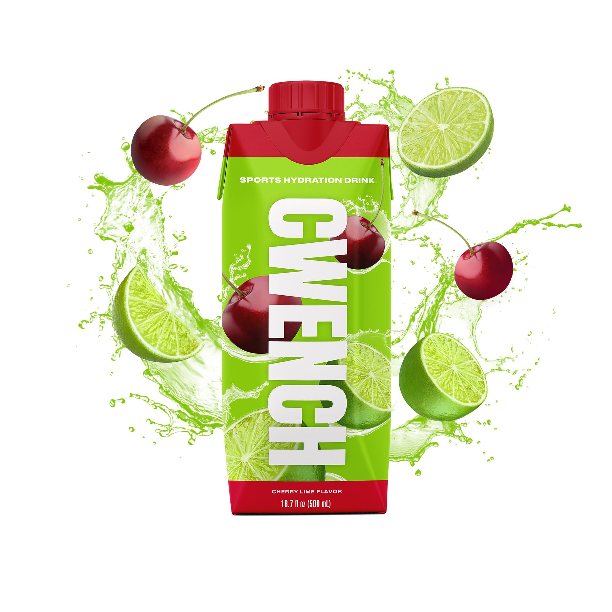 CWENCH HYDRATION emballage tétrapak de 12 cartons, pratique et recyclable