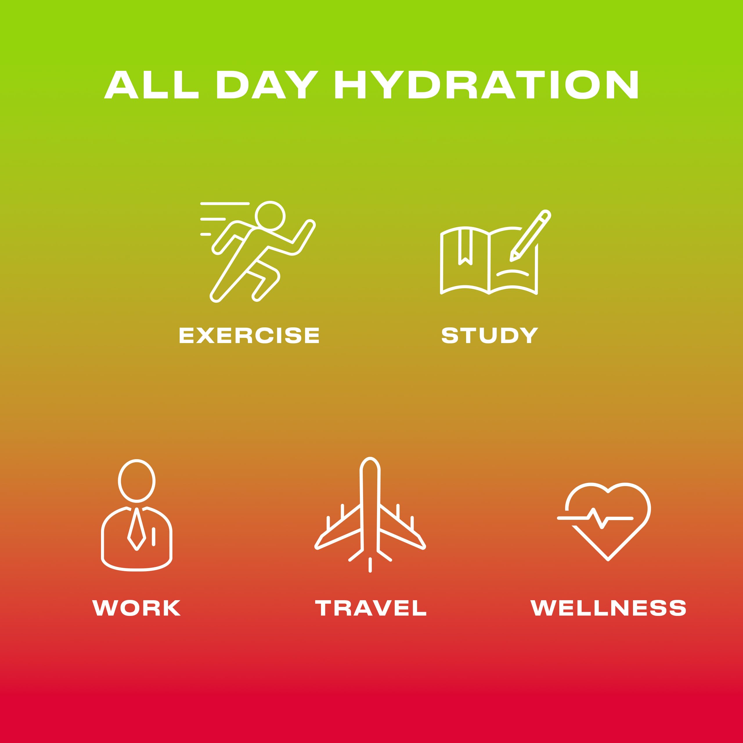 CWENCH HYDRATION ingrédients électrolytes et vitamines B pour hydratation quotidienne