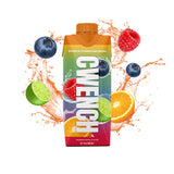 CWENCH HYDRATION Rainbow Swirl — Pack de 12 bouteilles faciles à transporter.