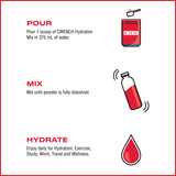 CWENCH HYDRATION utilisation-en-mouvement: boire facilement en déplacement.