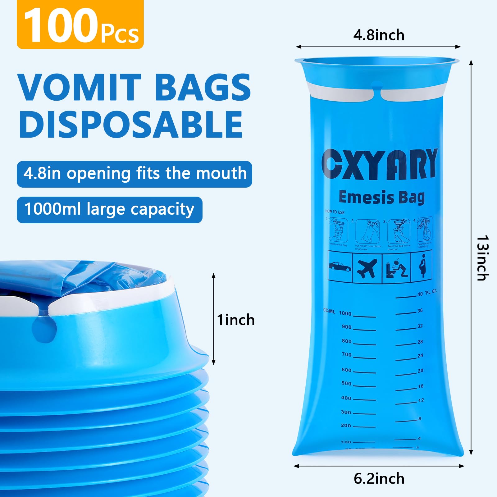 Fermeture twist étanche CXYARY pour limiter les odeurs