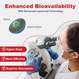 CyberCerix vitamine C liposomal – flacon, absorption optimisée et énergie quotidienne.