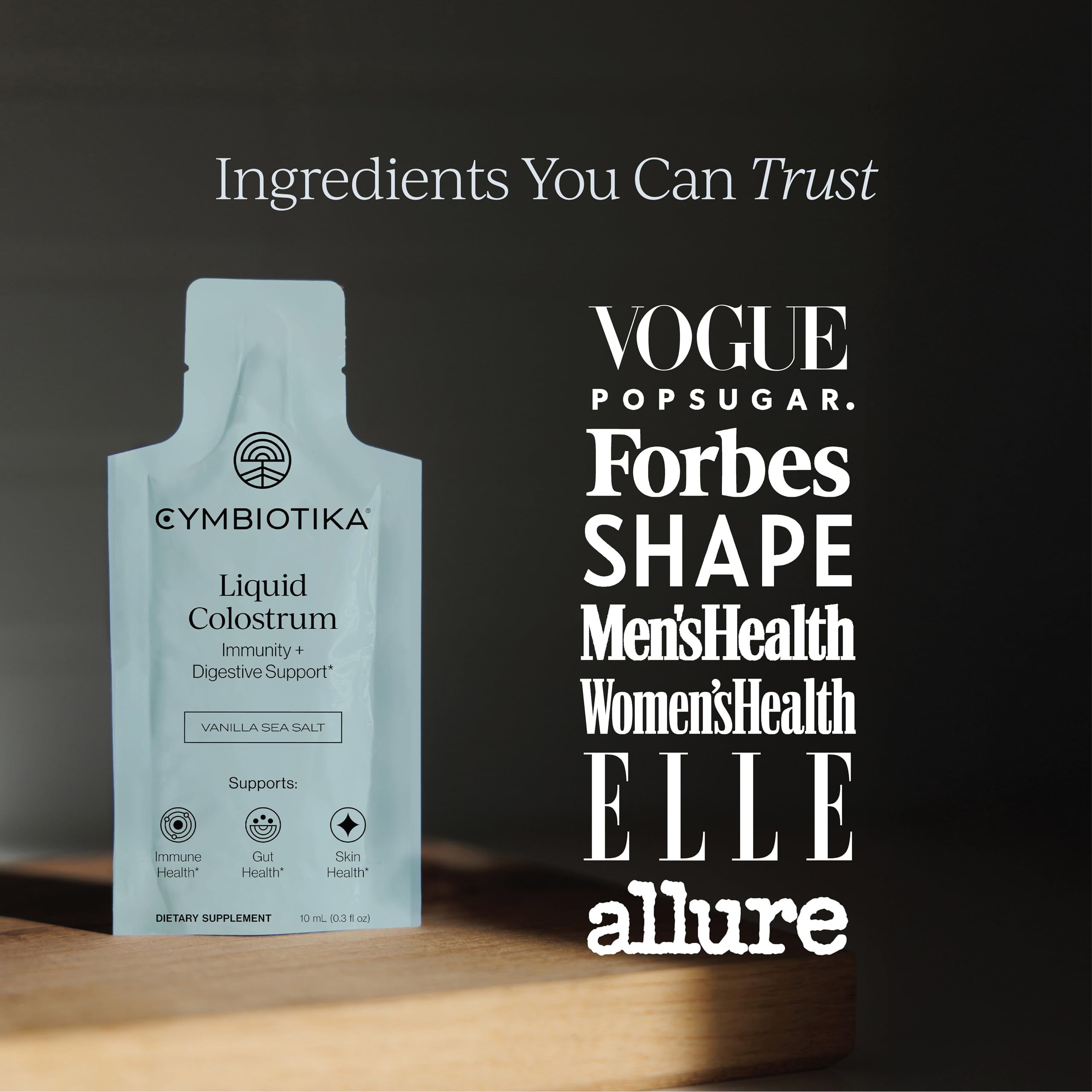CYMBIOTIKA Colostrum nourri a l-herbe — source bovine naturelle