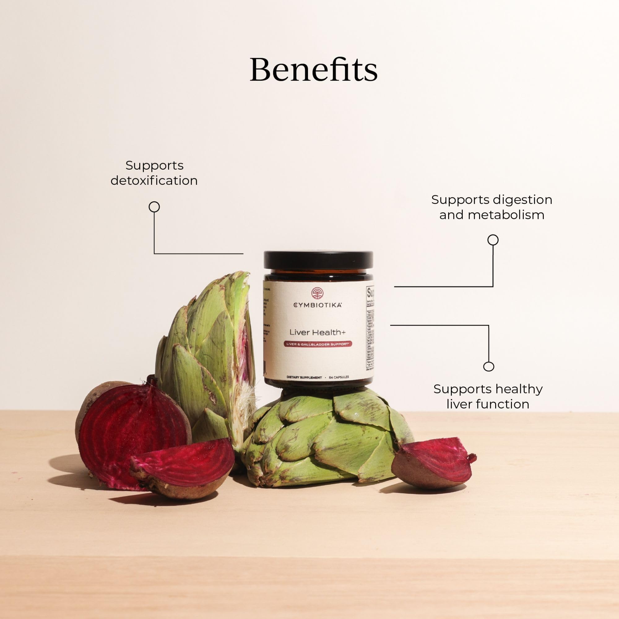 CYMBIOTIKA Foie Composants : ingrédients naturels pour le soutien hépatique.