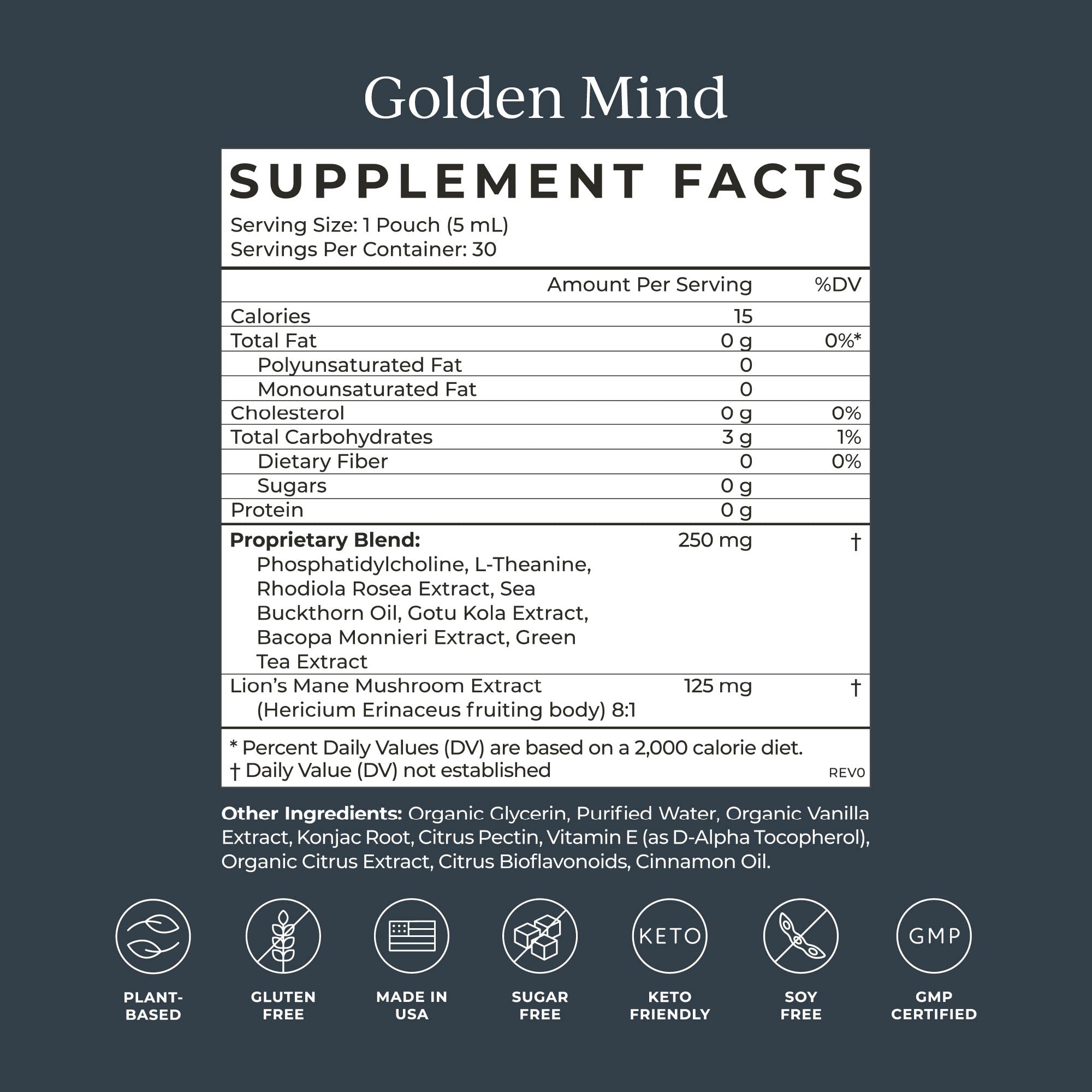 CYMBIOTIKA Golden Mind – sachet ouvert avec poudre, démarrage facile de votre routine.