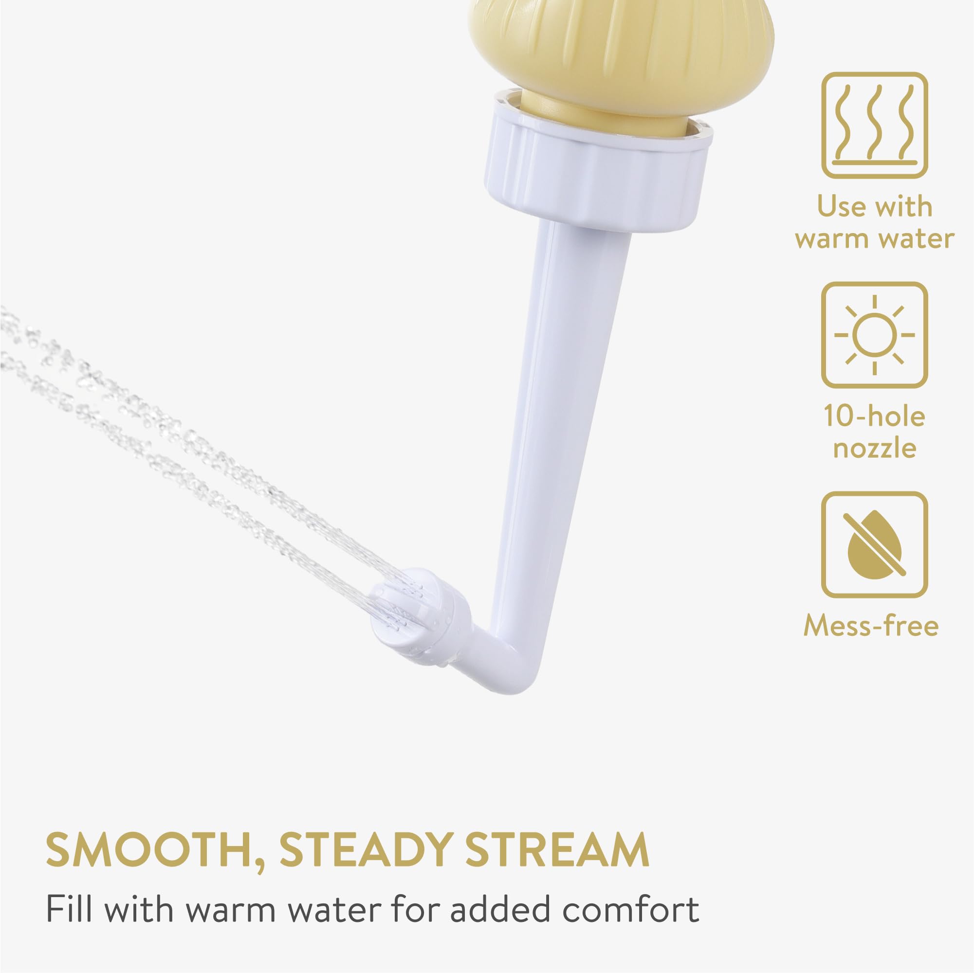 Cynpel Bouteille Peri grande capacité d eau idéale pour les rinçages répétés.