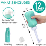 Capacité de 12 oz du Cynpel Bouteille périnéale, réservoir adapté pour une utilisation.