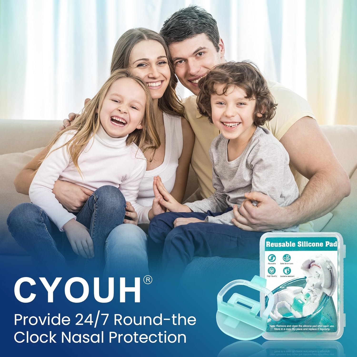 CYOUH accessoire nasal quotidien : expérience propre et hygiénique dans la routine.