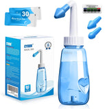 CYOUH Neti Pot: bouteille rinage sinus 300 ml, respiration facilitée.