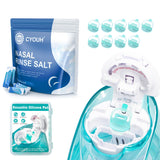 CYOUH sachets saline : pratique et hygiénique pour les nettoyages nasaux à domicile.