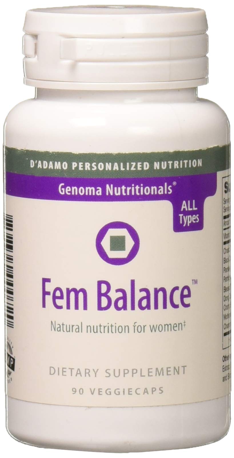 D'Adamo Fembalance bouteille gélules, soutien nutritionnel féminin pour le quotidien