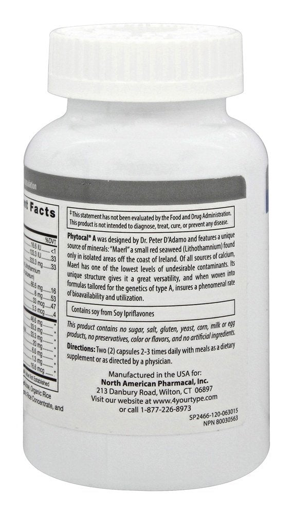 Phytocal A, dosage quotidien simple, pour une routine fiable.