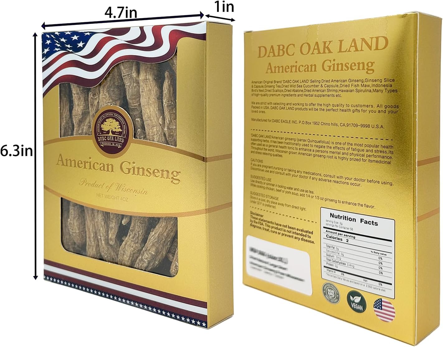 DABC OAK LAND – moulin et ustensiles pour préparer le ginseng Wisconsin.