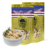 Tranches de ginseng americain DABC OAK LAND prêtes pour infusion aromatique.