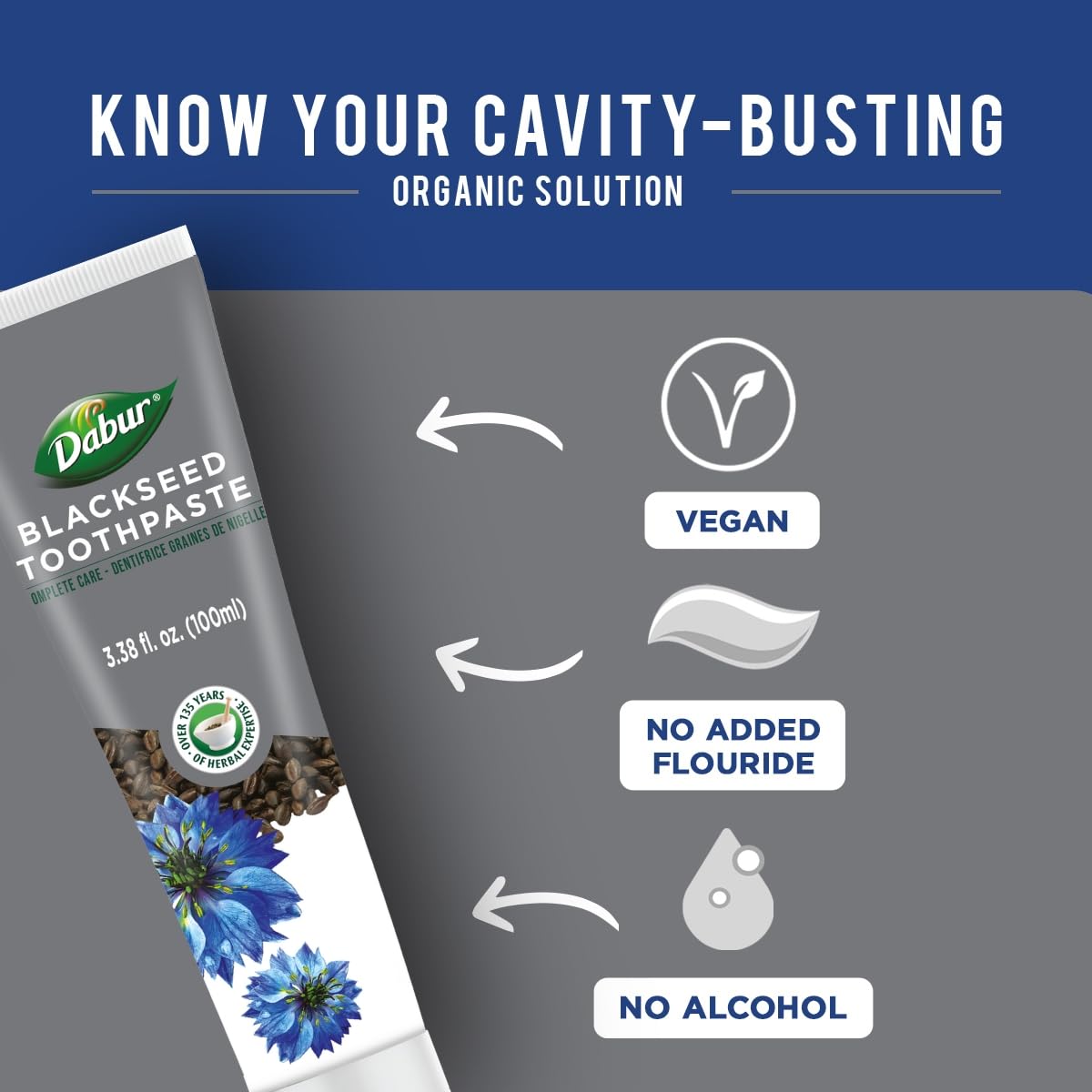 Dabur Dentifrice Herbal – utilisation-quotidienne pour un sourire naturel.