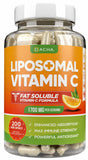 DACHA vitamine C liposomale en bouteille — absorption potentielle élevée.