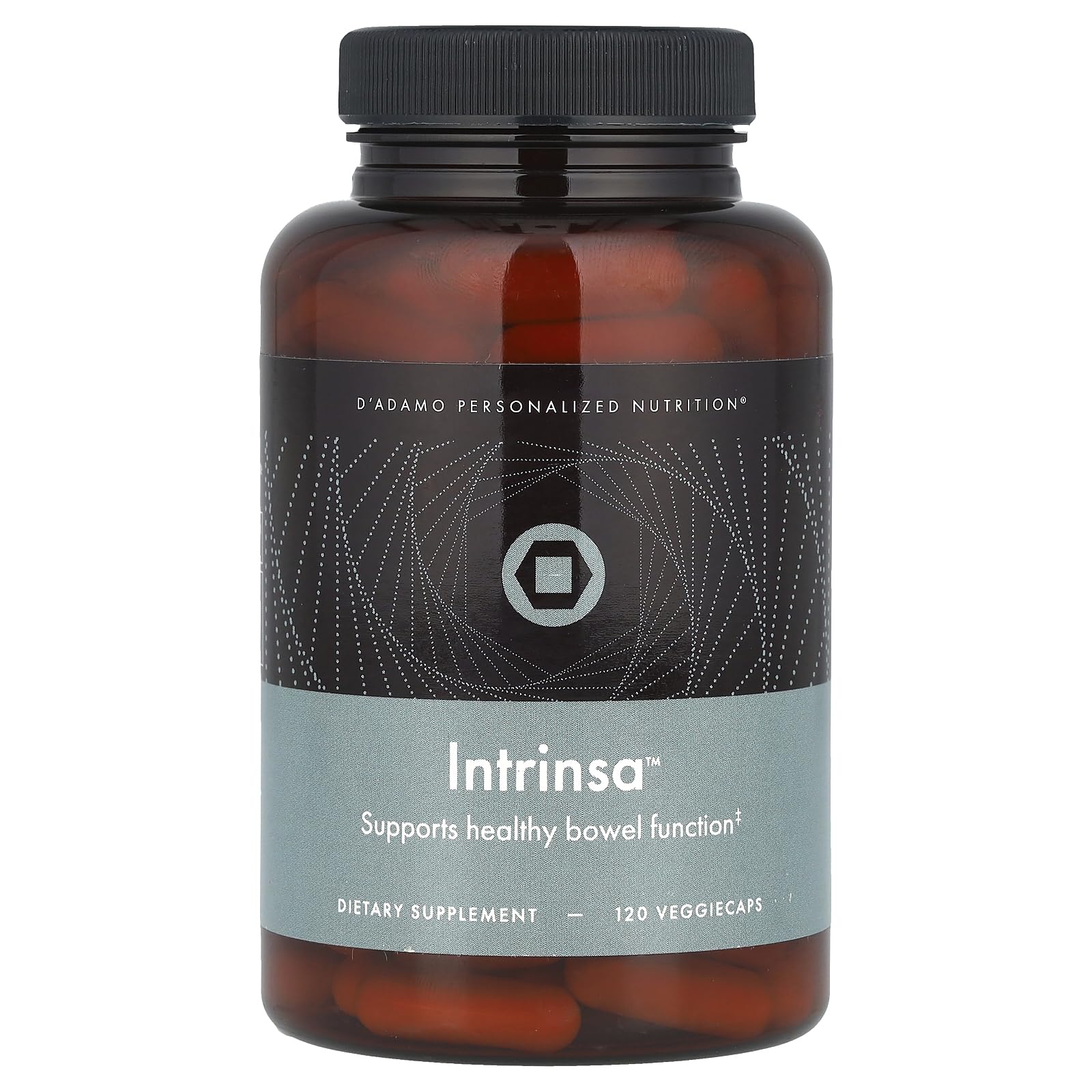 Intrinsa 120vcaps – bouteille D'Adamo, soutien potentiel à la digestion