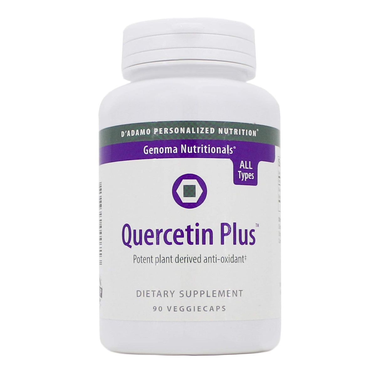 D'Adamo Quercetine Plus, flacon 90vcaps — antioxydant végétal pour le quotidien.