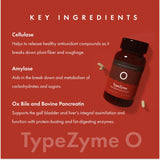 D'Adamo TypeZyme, gélules digestives, facilite le confort après les repas et l'équilibre intestinal.