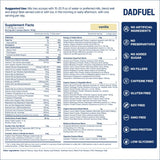 DADFUEL avec 70+ nutriments et super-aliments pour énergie et concentration.