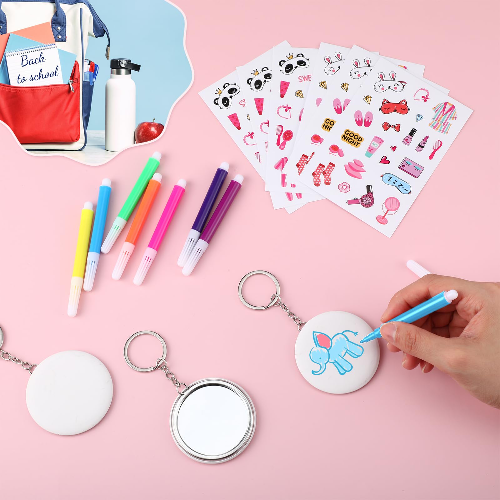 Scrunchies Daifunli colorés pour cheveux et tenues