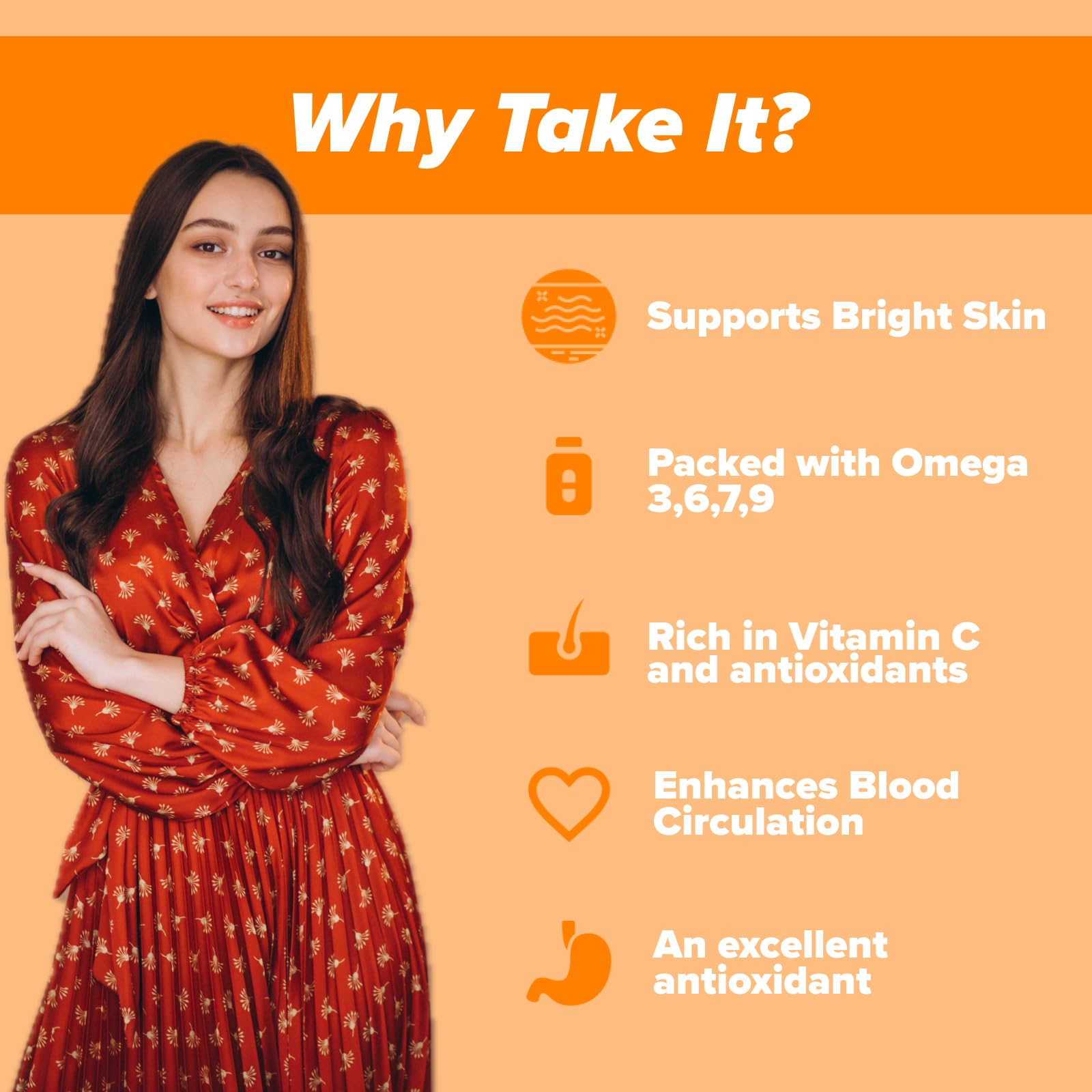 Daily All Day argousier etiquette-bio, emballage bio et argousier pur pour votre routine.
