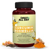 Daily All Day flacon vegan avec capsules curcuma, soutien articulations naturel.