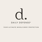 Daily Defense Detox: emballage durable valorisant le produit naturel et sain.