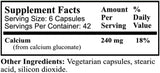 Daily Manufacturing Calcium Gluconate – capsules faciles à prendre, dosage clair de 240 mg par prise.