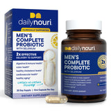 Daily Nouri Probiotique pour hommes — bouteille digestion et immunité, soutien quotidien du bien etre intestinal