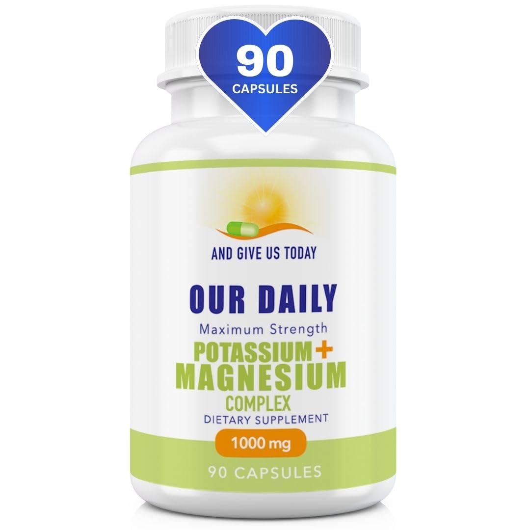 Daily Vites capsules-potassium-magnésium-1000mg – soutien musculaire quotidien.